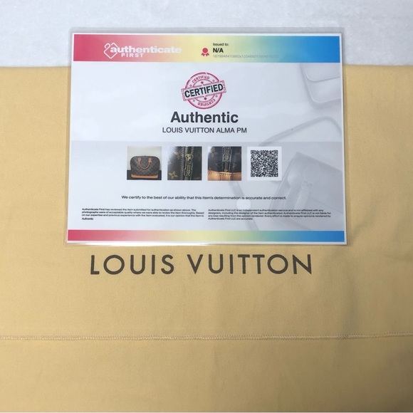 Louis Vuitton Vintage Monogram Alma PM;Date Code(BA0965),w/Dust Bag/COA - Picture 15 of 15